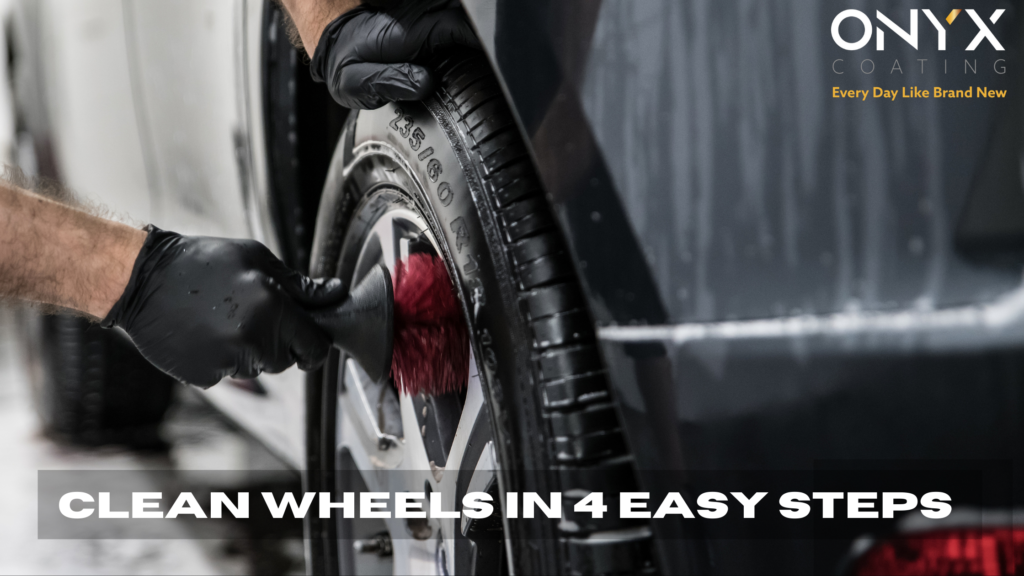 The 4 step process for cleaning car wheels Onyx Coating Polska