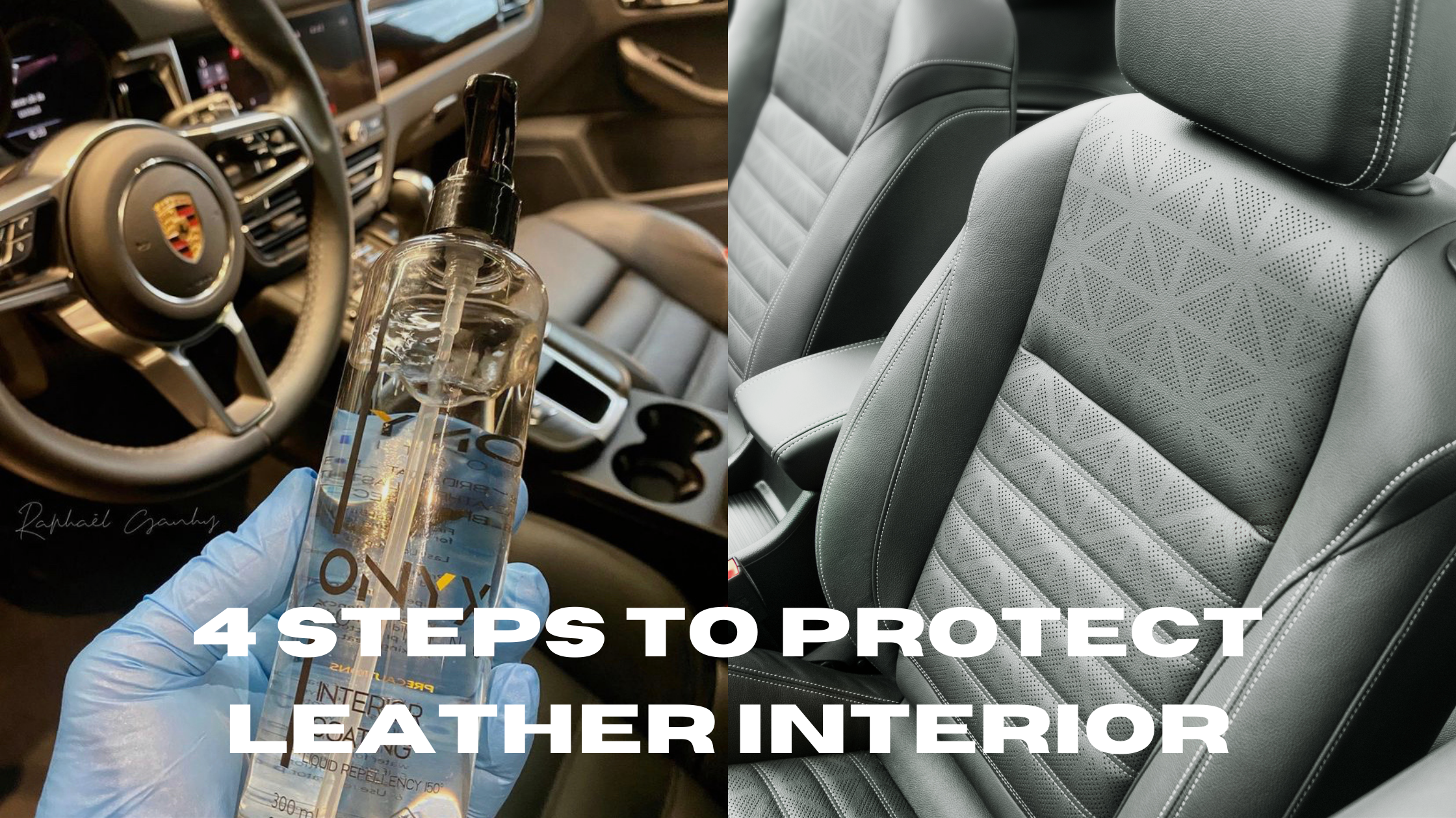 4 steps to protect leather interior