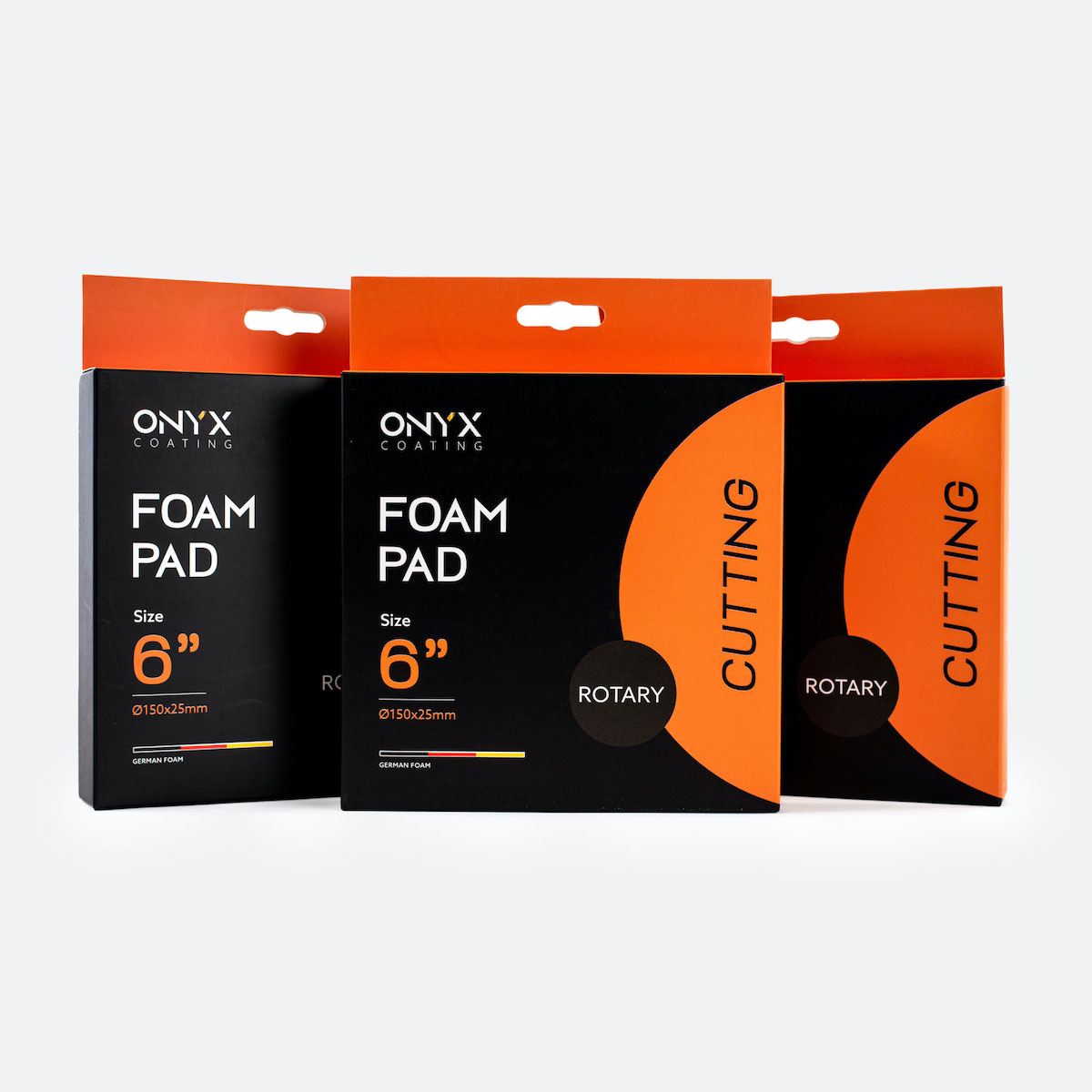 Cutting Orange Pad - DA - Onyx Coating