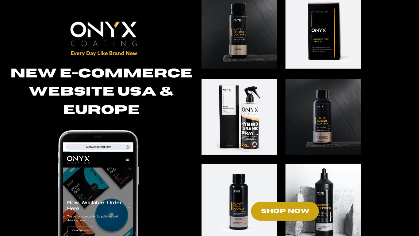 Onyx Coating Launches New E-Commerce Store for US and European Customers